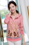 Jacket Hoodie JC689 Pink