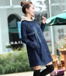 Hoodie Coat JC729 Denim Blue