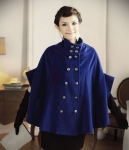 Bat Sleeve Coat JC733 Blue