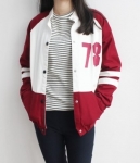 Jacket Baseball JC753 Red