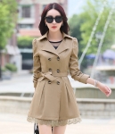 Premium Long Coat Korea JC807 Khaki