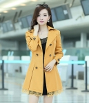 Long Coat Korea Import JC810 Yellow