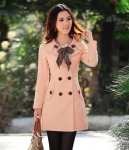 Premium Long Coat Import JC817 Pink