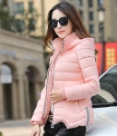 Jaket Winter Korea Import JC832 Peach