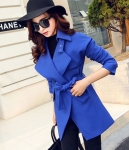 Premium Long Coat Korea JC838 Blue