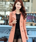 Premium Long Coat Import JC856 Pink