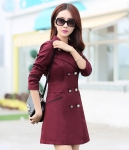 Long Coat Premium Import JC857 Claret