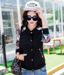 Trendy Jacket Baseball Import JC874 Black