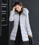 Winter Long Coat High Quality JC935 Gray