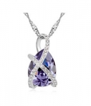 Kalung Swarovski JY58185 Purple