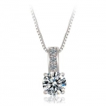 Zircon Necklace JY58194 Silver