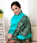 High Quality Pashmina JY58300 Light Green