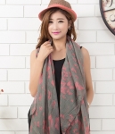 Butterfly Shawl JY58308 Gray