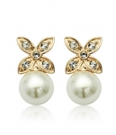 Butterfly Earrings Import JY58340 Pearl