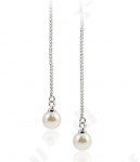 Pearl Earrings Import JY58343 Silver