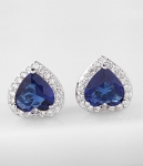 Anting Swarovski Import JY58355 Blue