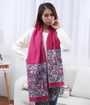 Pashmina Import Premium JY58367 Rose Red