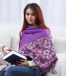 Pashmina Import Premium JY58372 Purple