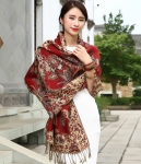 High Quality Syal Import JY58392 Maroon