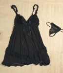 Silk Lingerie Import LG212 Black