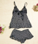 Silk Lingerie Import LG218 Black