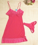 Lingerie Silk Import LG221 Rose Red