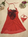 Silk Lingerie Import LG225 Red