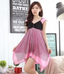 Ice Silk Lingerie Korea Import LG243 Pink