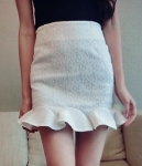 Lace Skirt SK153 White