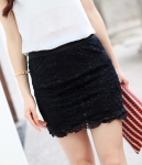 Lace Short Skirt SK159 Black