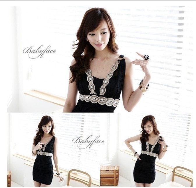 Dress DS2268 Black - Tamochi