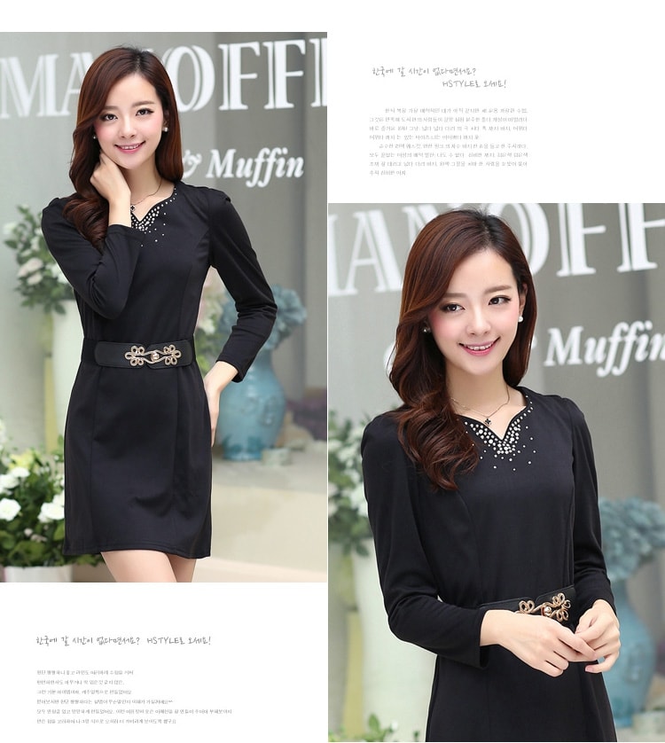 Dress DS3652 Black - Tamochi