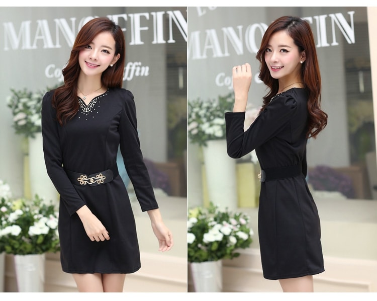 Dress DS3652 Black - Tamochi