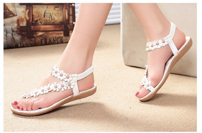 White Bohemian Sandal  korea  Import  Tamochi